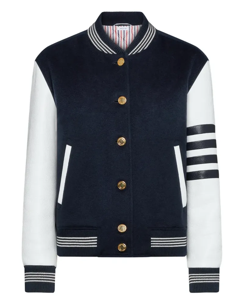 Thom Browne Langärmelige Collegejacke - Blau Blau