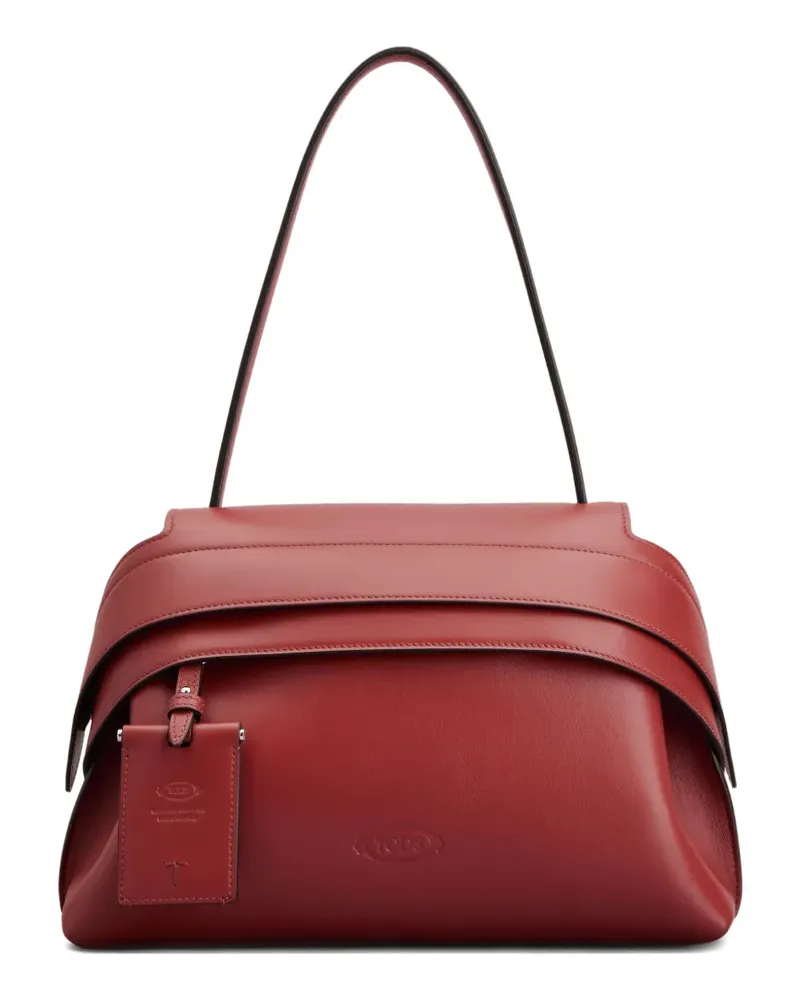 TOD'S Schultertasche aus Leder - Rot Rot