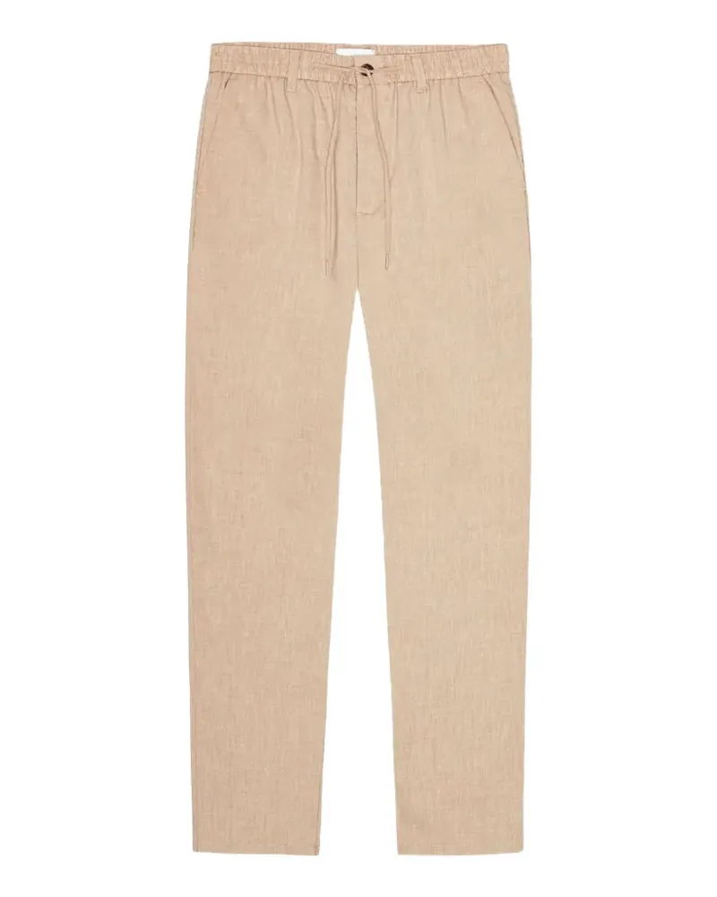 LES DEUX elasticated straight-leg trousers - Nude Nude
