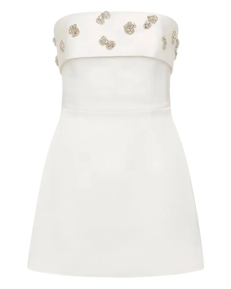 Rachel Gilbert Verziertes Laira Minikleid - Weiß Weiß
