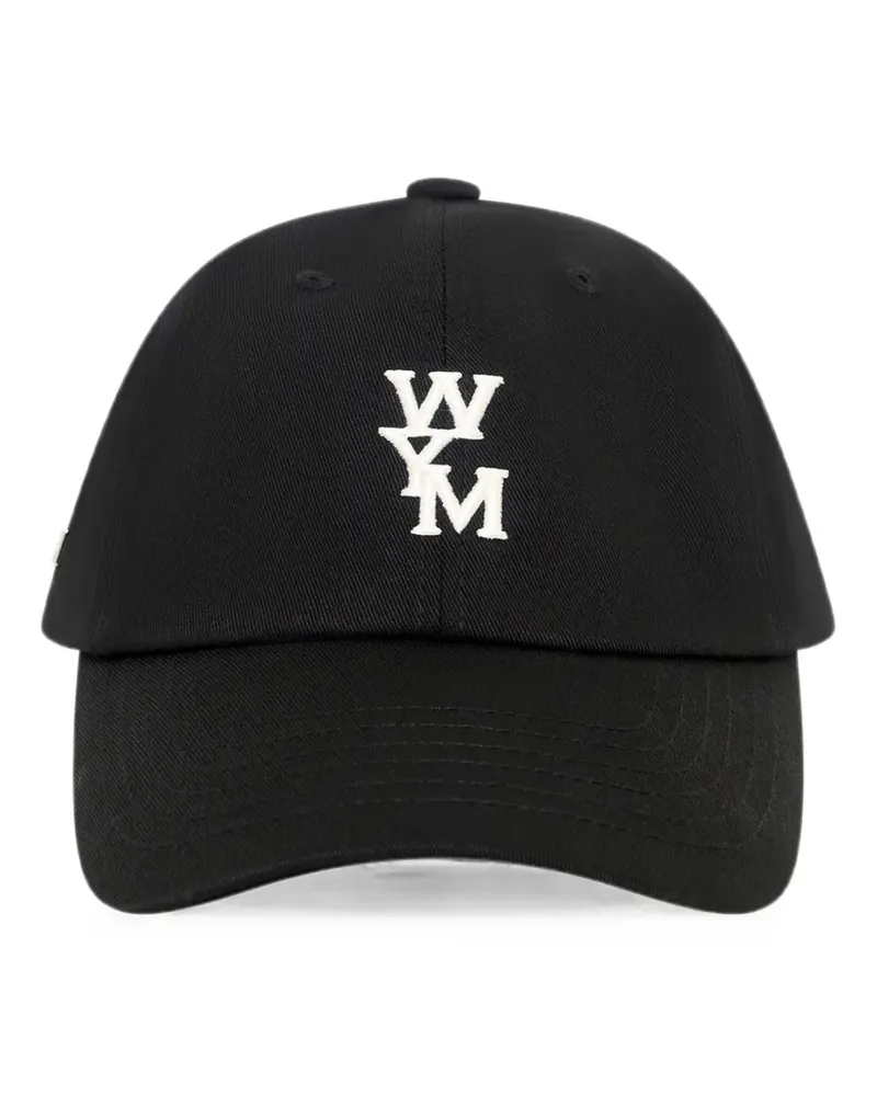 Wooyoungmi WYM logo-embroidered cap - Schwarz Schwarz