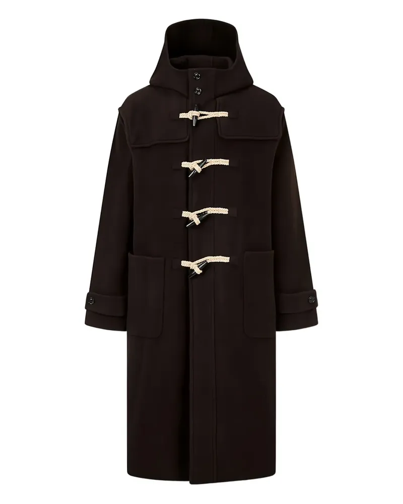 ManOnTheBoon double-faced duffle coat - Braun Braun