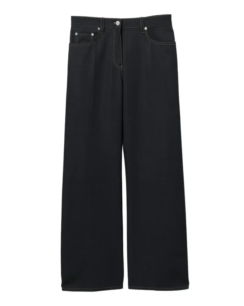 Helmut Lang Klassische Bootcut-Jeans - Blau Blau