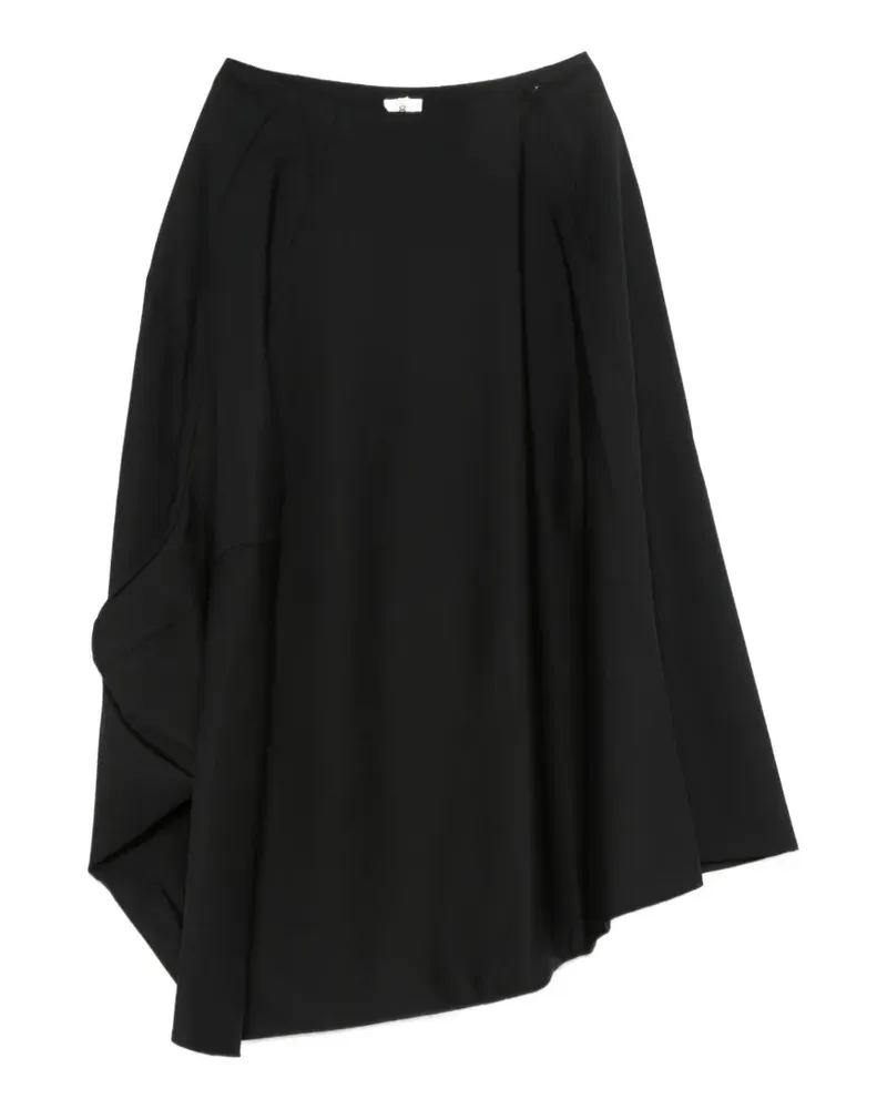 Comme des Garçons asymmetric draped skirt - Schwarz Schwarz