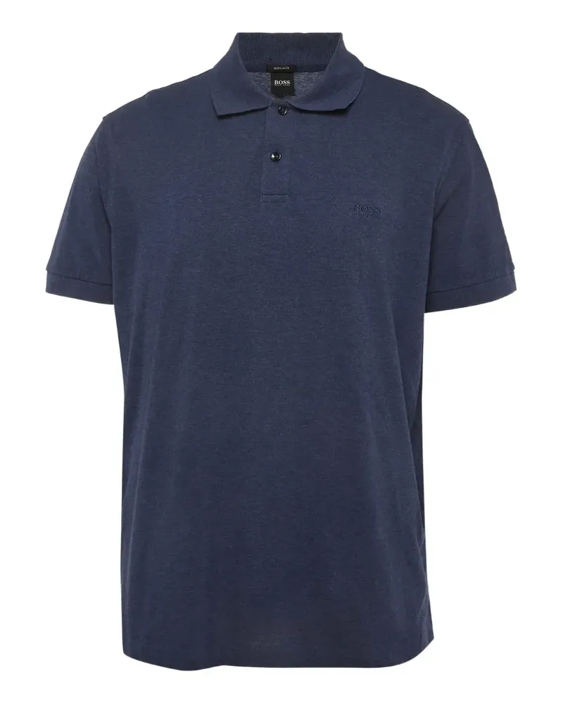 HUGO BOSS cotton polo shirt - Blau Blau