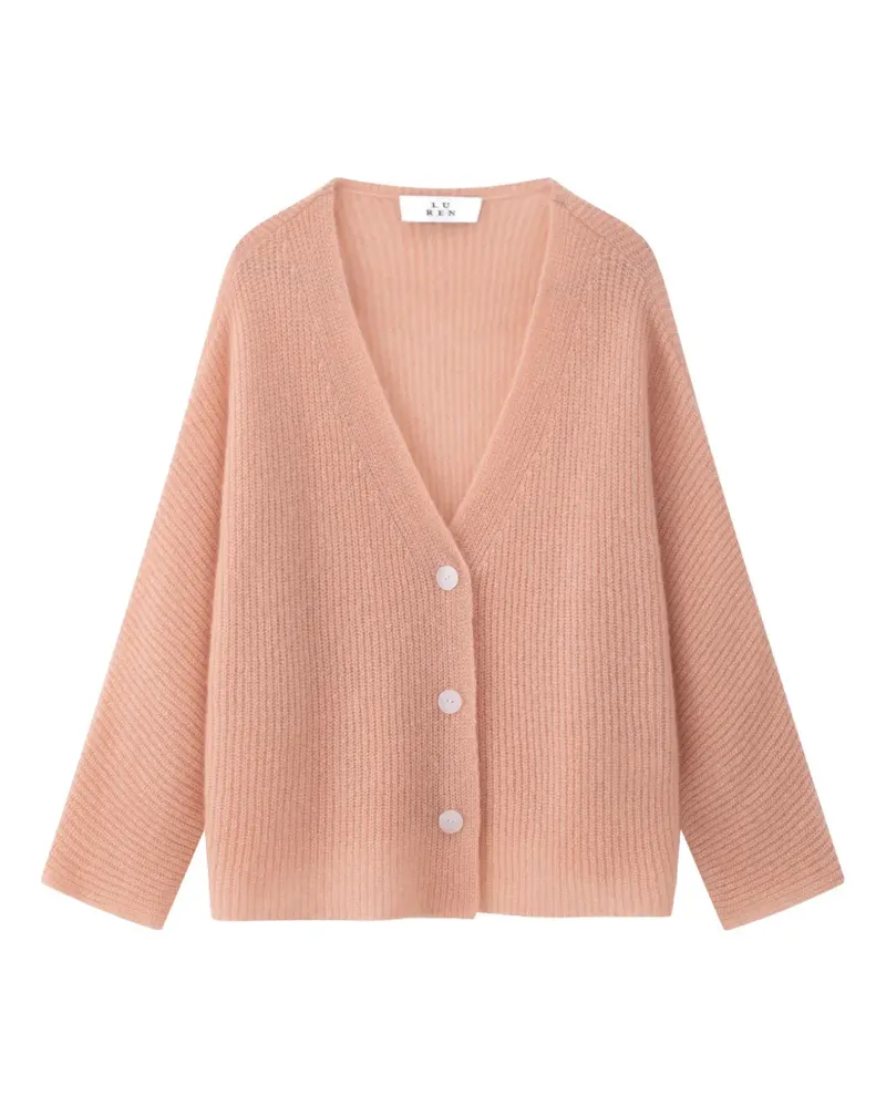 LU REN Cardigan mit V-Ausschnitt - Orange Orange