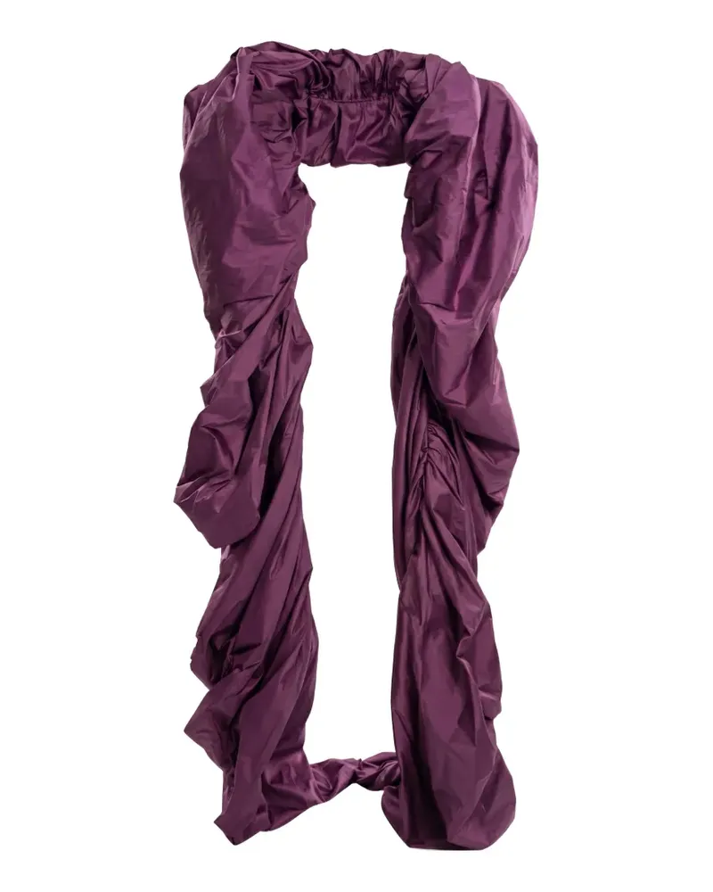 Saiid Kobeisy Cape im Oversized-Look - Violett Violett