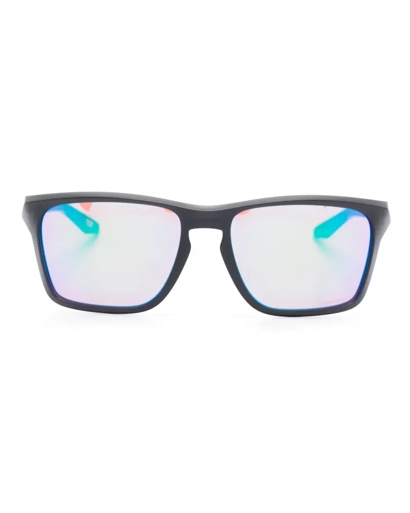 Oakley Sylas Sonnenbrille mit eckigem Gestell - Schwarz Schwarz