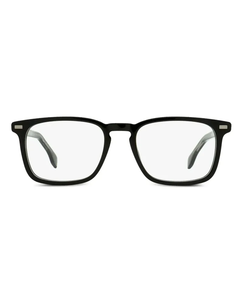 HUGO BOSS Brille mit eckigem Gestell - Schwarz Schwarz