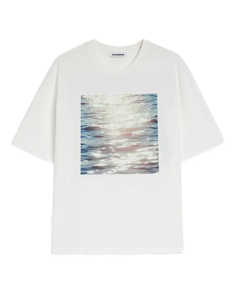 Jil Sander crew-neck T-shirt - Weiß Weiß