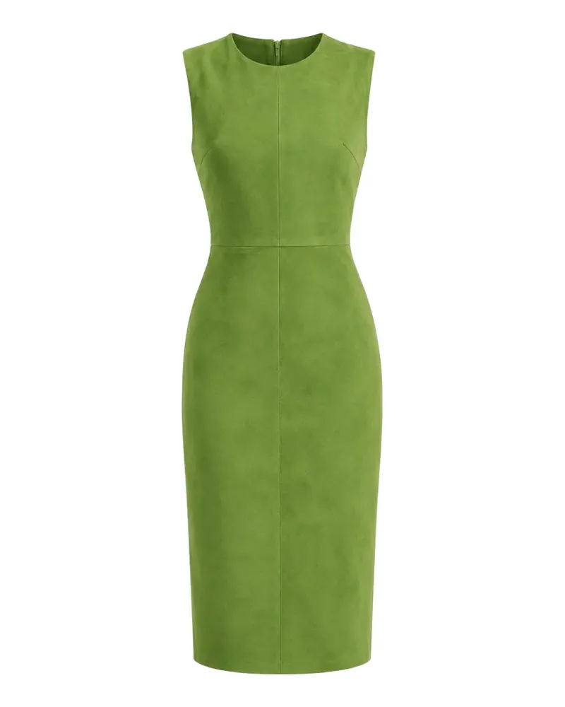Stouls Evita suede maxi dress - Grün Grün