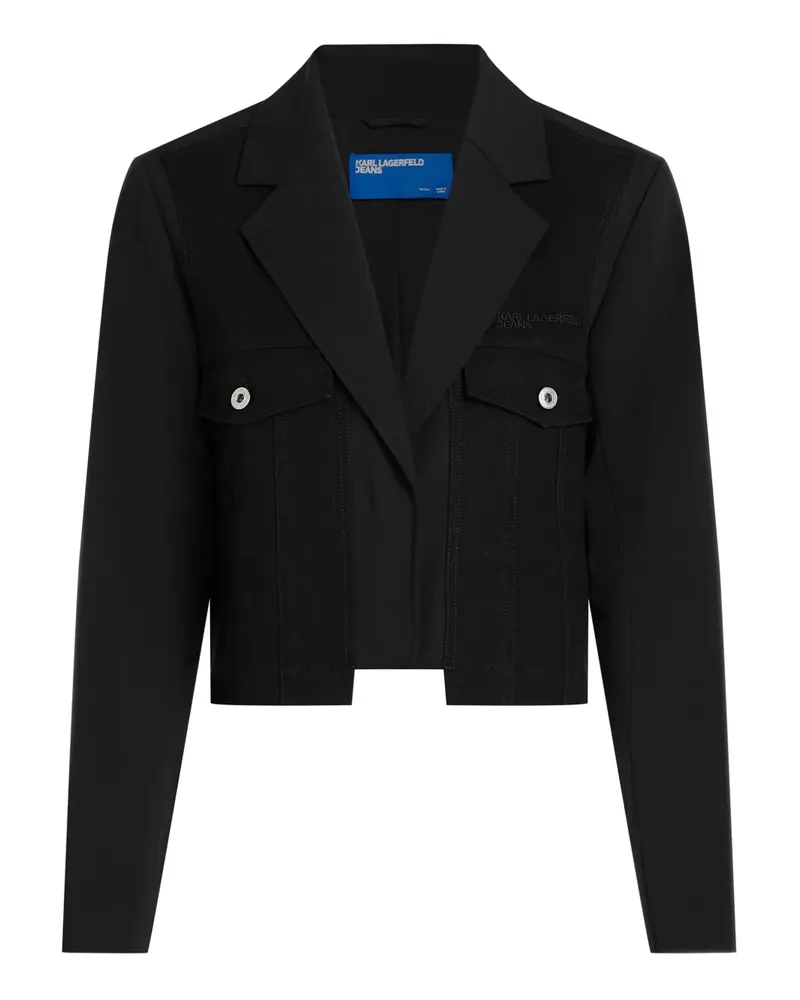 Karl Lagerfeld Blazer im Utility-Look - Schwarz Schwarz