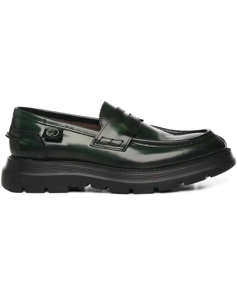 Giuliano Galiano Bryan Mocassins Loafer - Grün Grün