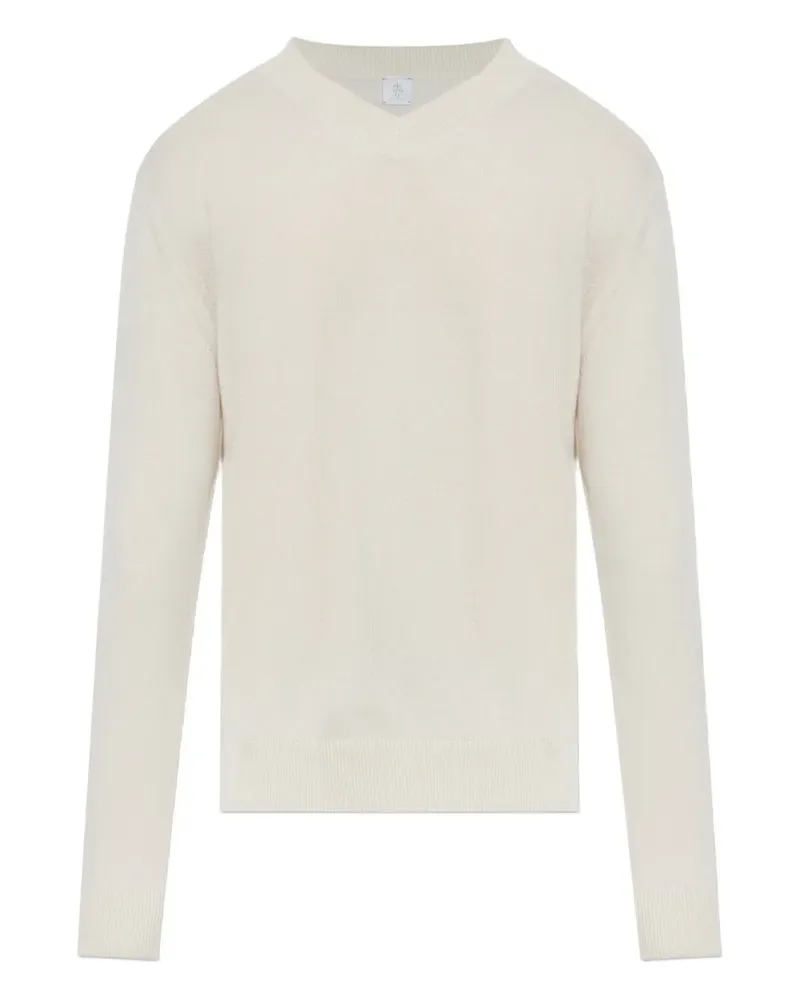 Eleventy Pullover mit V-Ausschnitt - Nude Nude