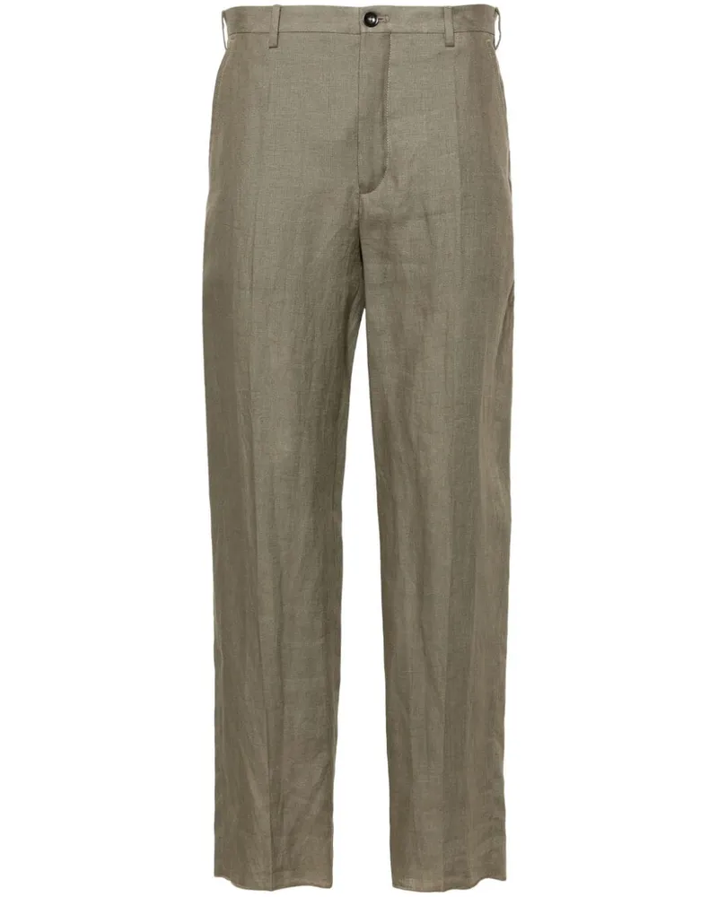 Incotex Halbhohe Tapered-Hose - Nude Nude