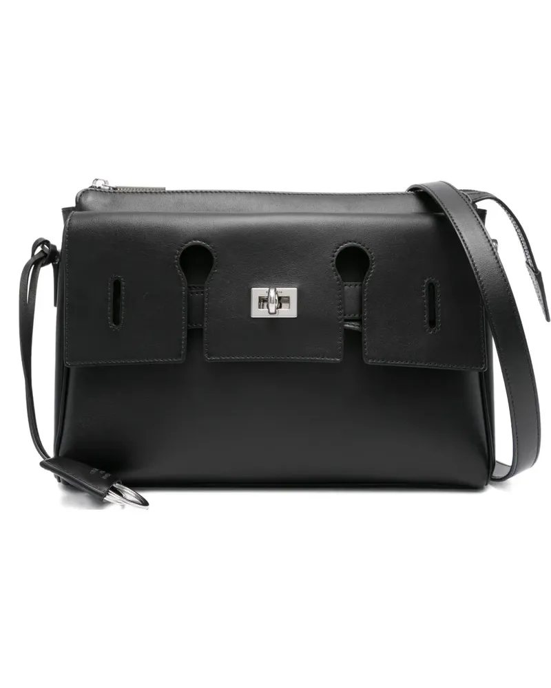 Balenciaga Bel Air Kuriertasche - Schwarz Schwarz