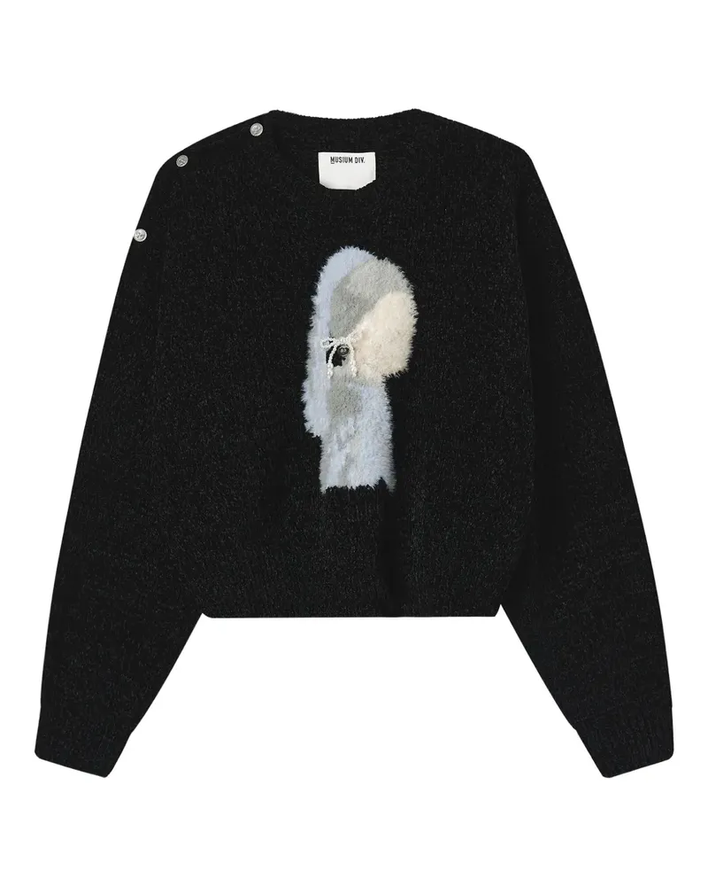 Musium Div. Geknöpfter Pullover - Grau Grau