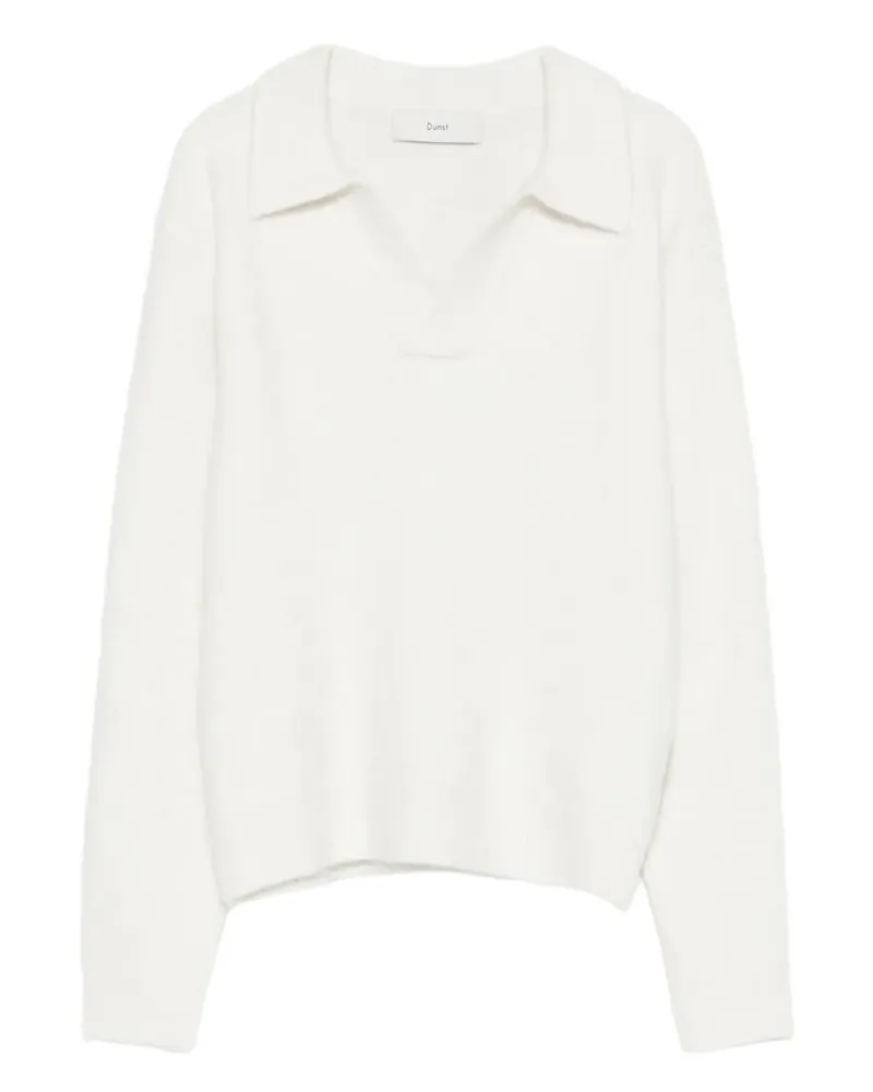 Dunst Pullover mit Poloshirtkragen - Nude Nude