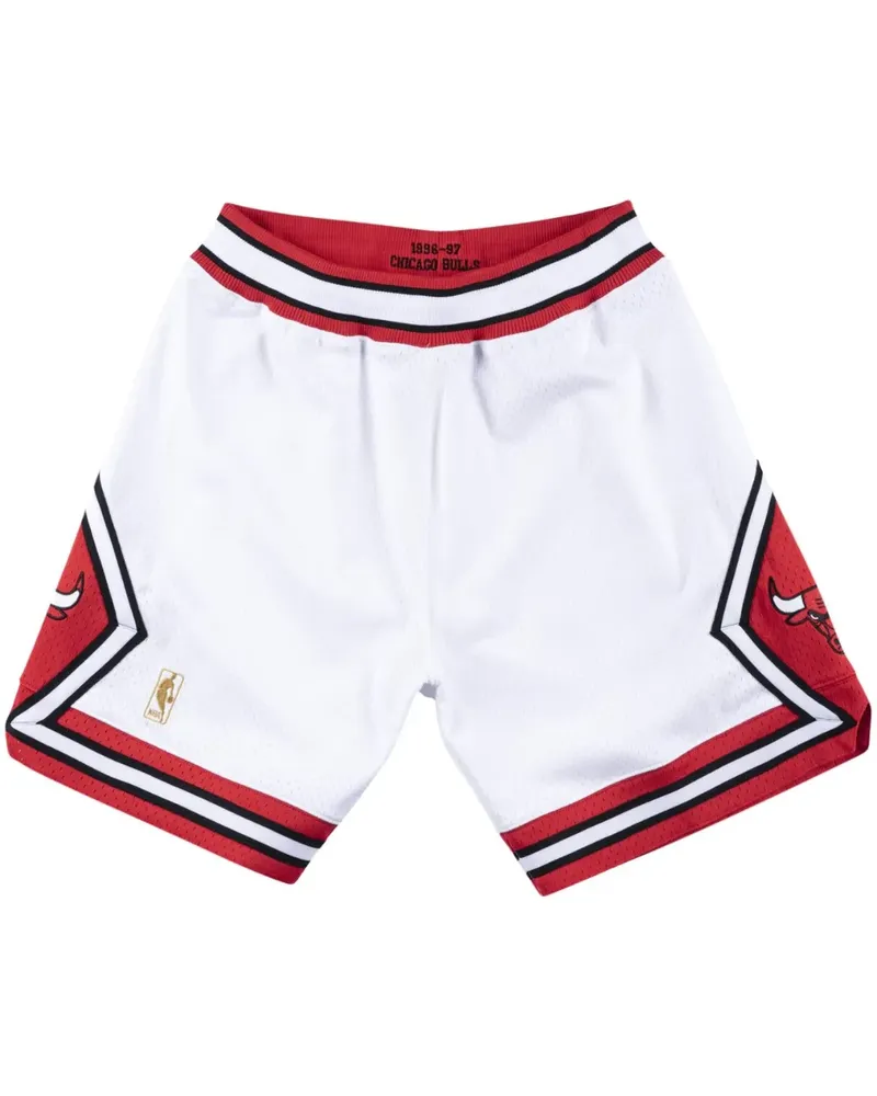 Mitchell & Ness NBA Chicago Bulls 1996 Basketball-Shorts - Weiß Weiß