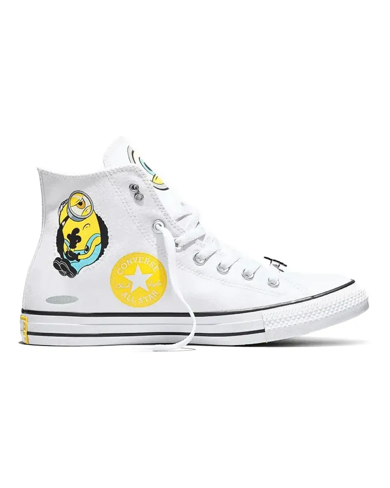 Converse x Minions Chuck Taylor All Star High Top-Schuhe - Weiß Weiß