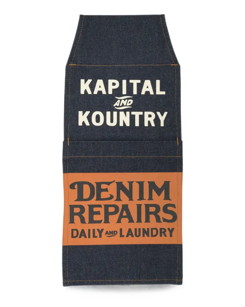 KAPITAL Denim Pulp phone holder - Blau Blau