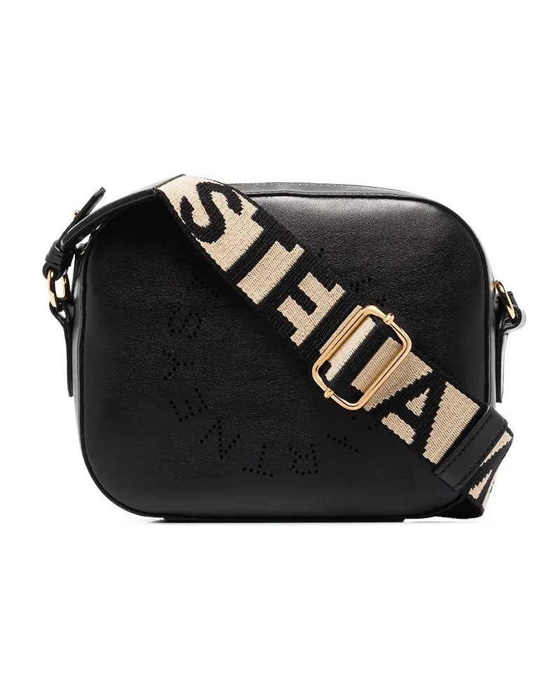 Stella McCartney Mini Stella Umhängetasche - Schwarz Schwarz