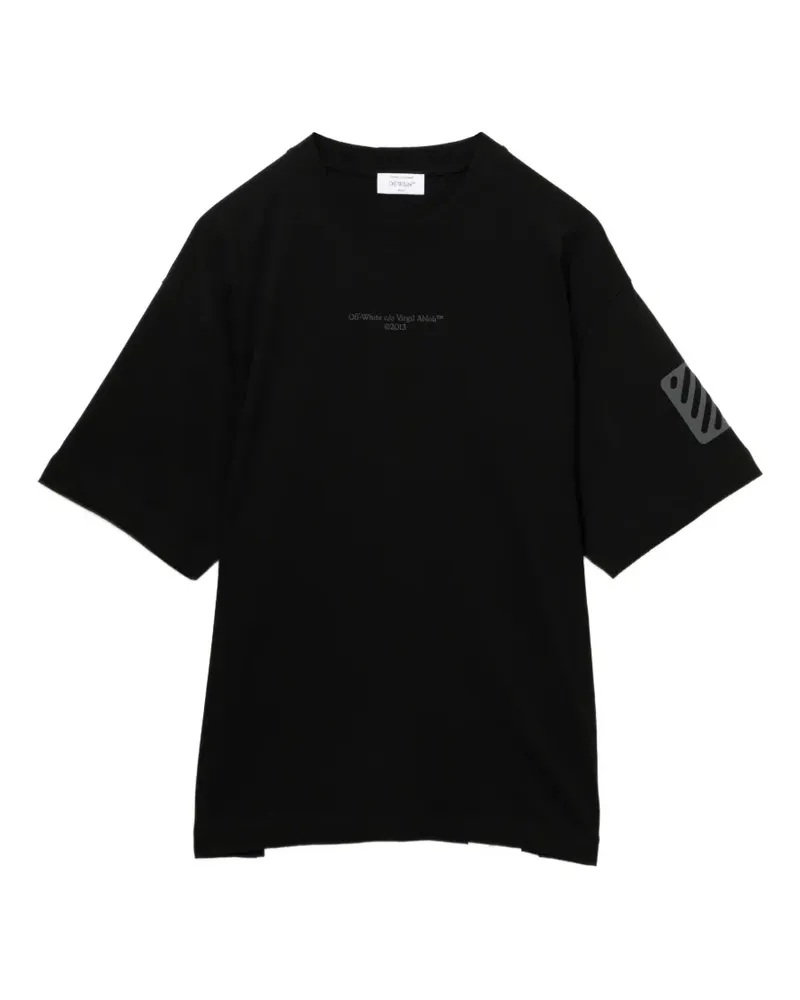 OFF-WHITE x Virgil Abloh T-Shirt mit Logo-Print - Schwarz Schwarz