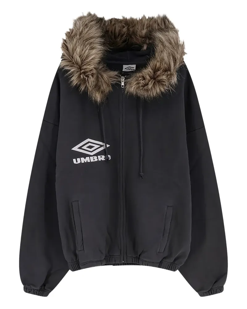 Umbro Langärmeliger Hoodie - Schwarz Schwarz