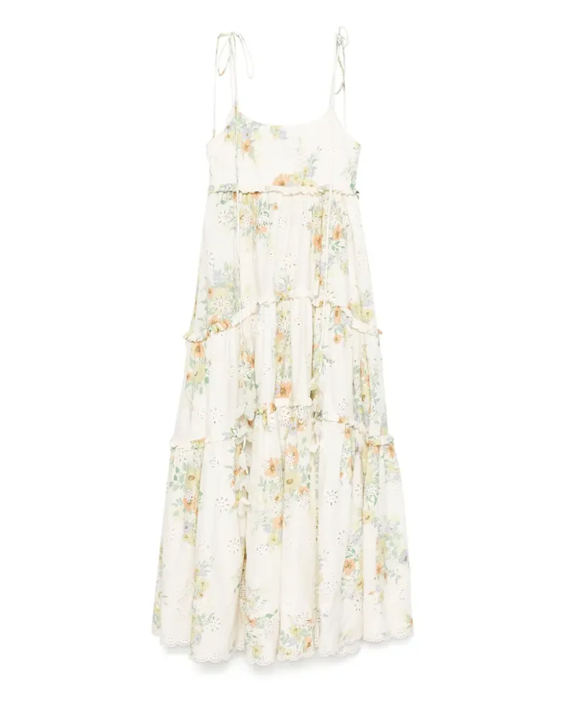 ALEMAIS Kleid mit Blumen-Print - Nude Nude