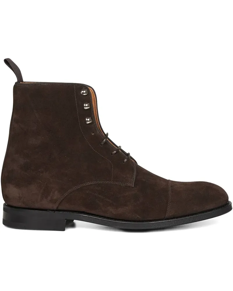 Church's Schnürstiefel aus Wildleder - Braun Braun