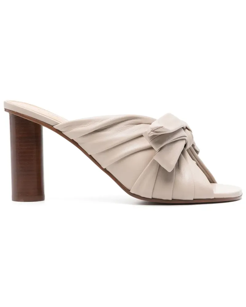 J.W.Anderson Mules mit Schleife 95mm - Nude Nude