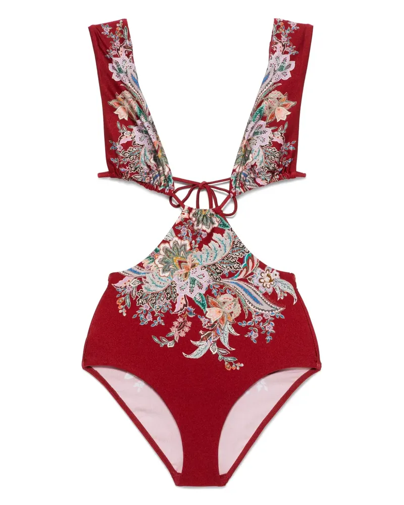 Zimmermann Rhiannon Badeanzug - Rot Rot