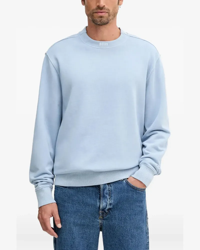 HUGO BOSS Pullover mit Rundhalsausschnitt - Blau Blau
