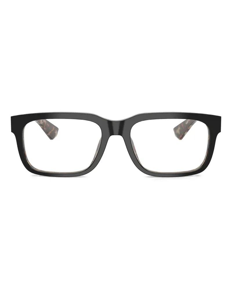 Dolce & Gabbana havana rectangle glasses - Schwarz Schwarz