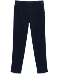 Kiton Chino aus Gabardine Blau