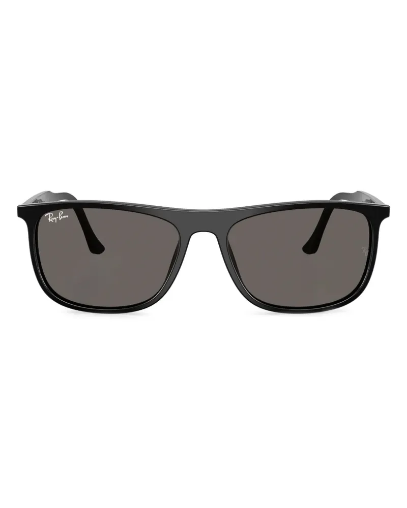 Ray Ban Sonnenbrille mit eckigem Gestell - Schwarz Schwarz