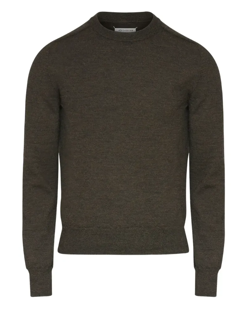 Maison Margiela Pullover mit Ellenbogen-Patches - Braun Braun