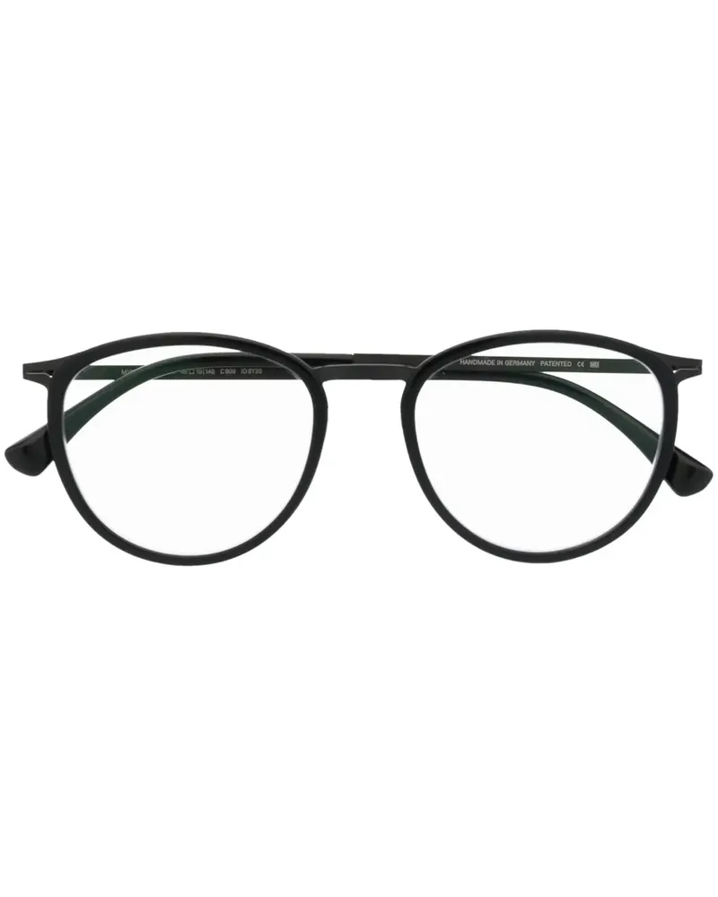 Mykita Hansen Brille mit rundem Gestell - Schwarz Schwarz