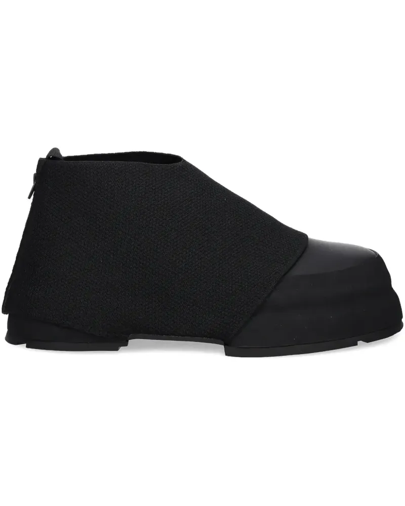 Heliot Emil Gestrickte Stiefel mit Reißverschlussdetail - Schwarz Schwarz