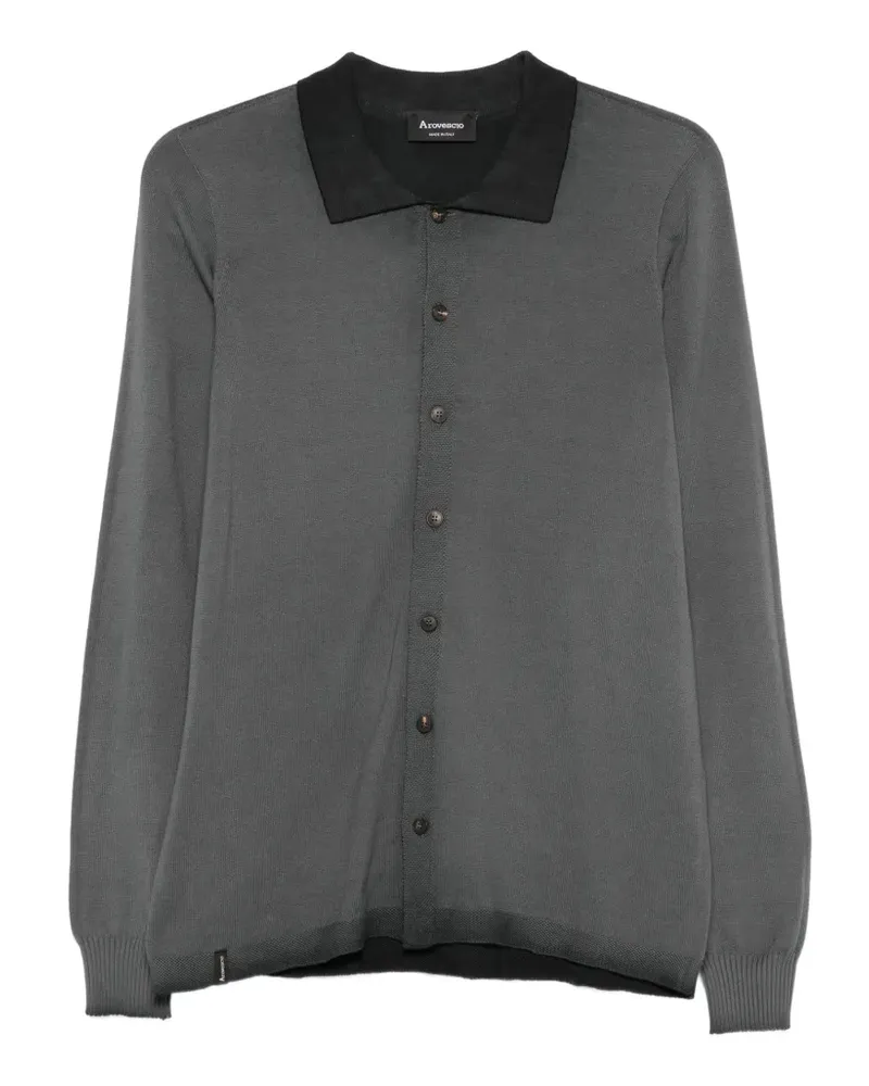 Arovescio buttoned long-sleeved shirt - Grau Grau
