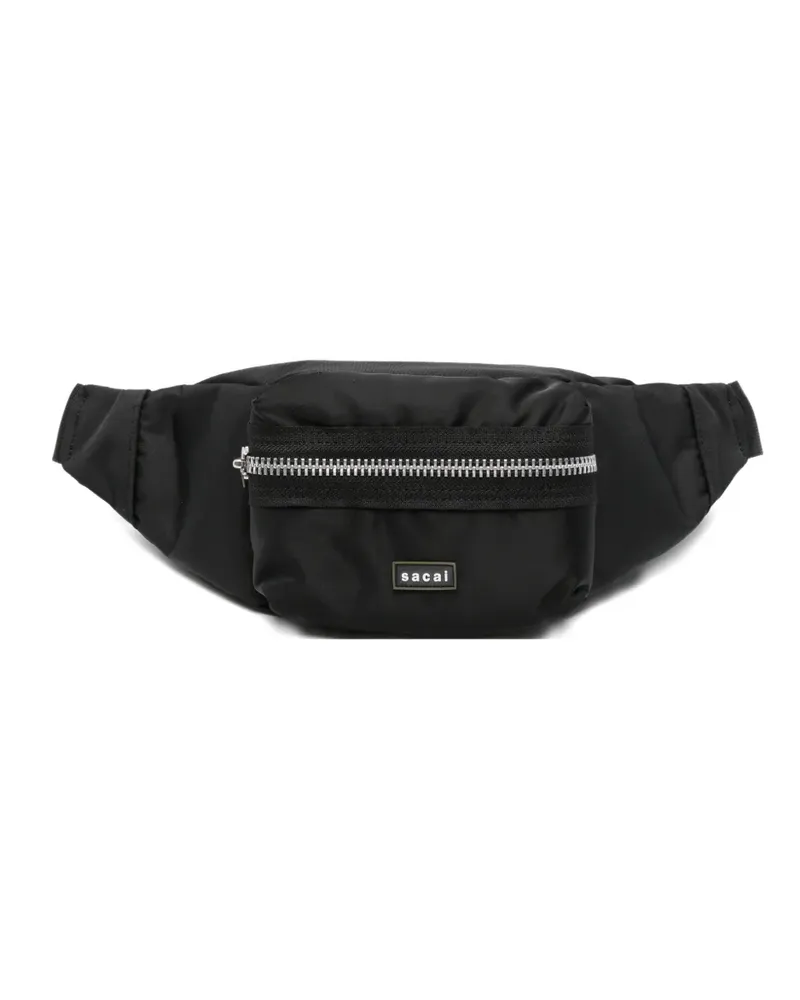 Sacai pocket-detail belt bag - Schwarz Schwarz