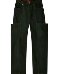 Eckhaus Latta Straight-Leg-Jeans Schwarz