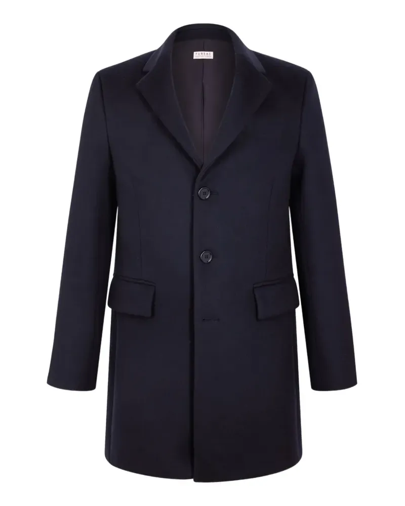 FURSAC button-fastening overcoat - Blau Blau