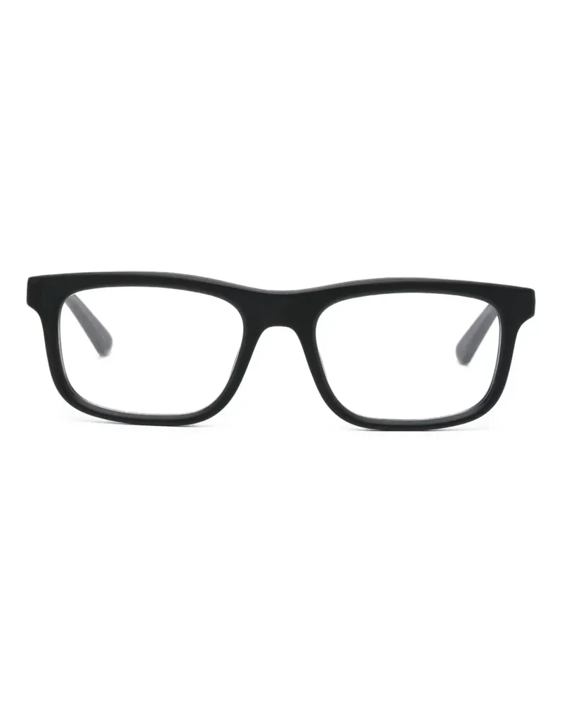 Montblanc Brille mit eckigem Gestell - Schwarz Schwarz