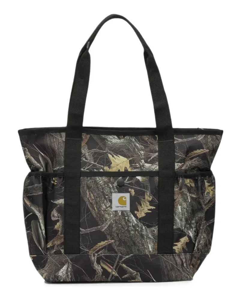Carhartt WIP Tote Bag mit Baum-Print - Schwarz Schwarz