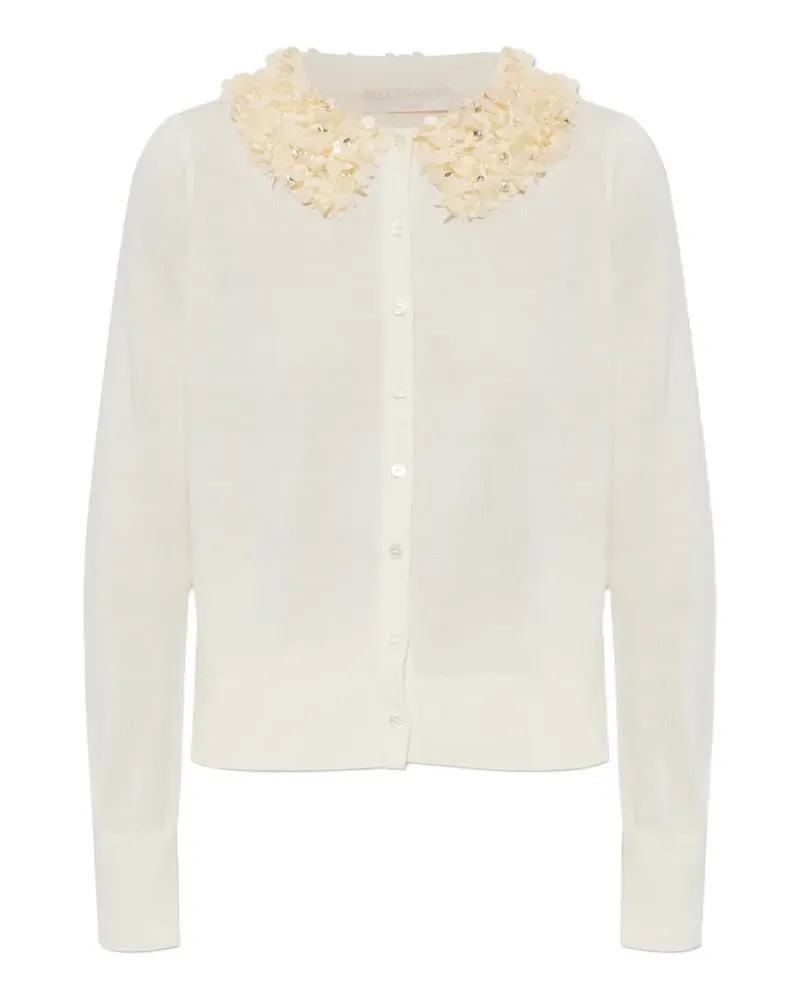 Ulla Johnson Anna sequin-embellished cardigan - Nude Nude