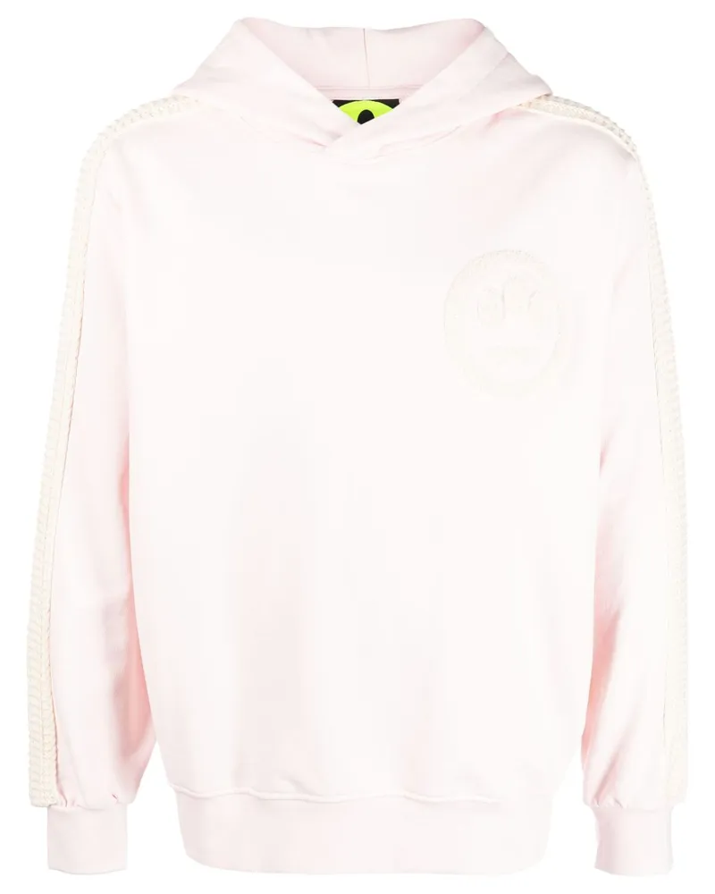 BARROW Hoodie mit Applikation Rosa