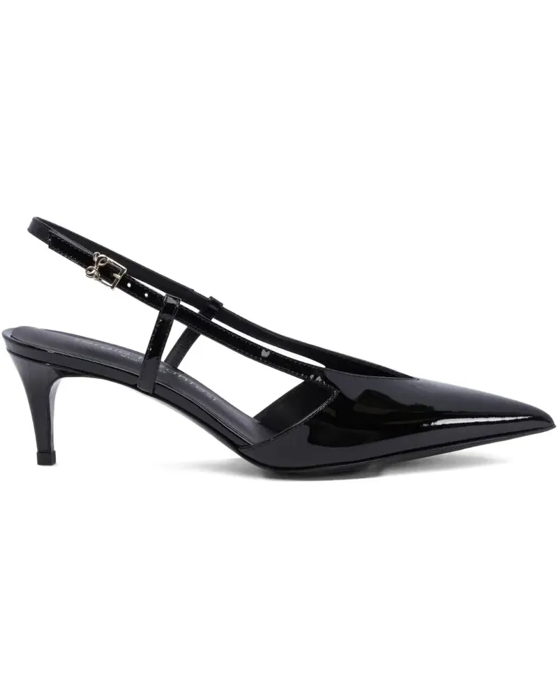 Sergio Levantesi Eva Slingback-Pumps 50mm - Schwarz Schwarz