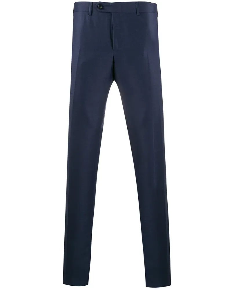 Canali Hose mit geradem Bein - Blau Blau