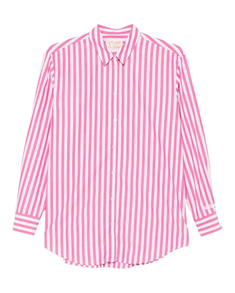 MC2 Saint Barth Gestreiftes Brigitte Hemd - Rosa Rosa
